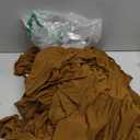 Jieqier Folding Chair Covers Brown, Spandex Chair Slipcovers 12 PCS, Universal Fitted Chair Slipcovers for Wedding, Party, Banquet, Holidays, Celebration