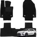 WENNEBIRD Superior Carpet Floor Mats for 2023-2026 Lexus RX, 0.5-Inch Ultra-Thick, Noise-Reducing, All-Weather Waterproof Anti-Slip 3-Pc Set