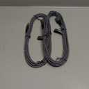 AINOPE 2 Pack USB Extensions Cable High Speed USB 3.0 Extension Cord Type A Male to Female Sturdy Braided Material Fast Data Transfer Compatible with USB Keyboard,Mouse,Flash Drive,Grey,10FT+10FT