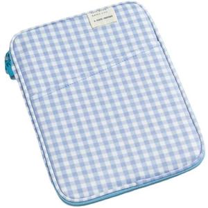 Donloise 11-13Inch Cute Puffy Laptop Sleeve Fairycore Carrying Laptop Bag Cover Kawaii Tablet Liner Pouch Cottagecore Office Accessories (13inch, Blue)