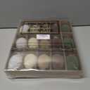 15 Pcs Christmas Velvet Balls Bulk C9 Flocked Christmas Tree Ball Ornaments Plastic Shatterproof Xmas Decorative Hanging Home Ornaments for Xmas Tree Party Holiday Decor (3.15'',Morandi)