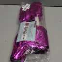 2 Pcs Cheerleading Pom Poms for Kids Adults, Metallic Matte Iridescent Pom Poms Cheerleader with Baton Handle for Boys Girls Cheer Poms Team Spirit Cheering Dance School Sport Games Competition