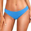 Tempt Me Women Low Rise Bikini Bottoms - Moderate Coverage Bathing Suit Bottoms Low Waisted Swimsuit Bottoms Brief 2025 M