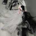 Scary Halloween Clown Costume for Girls Tulle Tutu Dress Knife Socks Gloves Hairpin Sets for Halloween Party Cosplay Size XXL