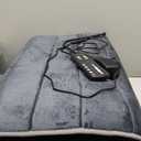 Snailax Memory Foam Full Body Massage Mat with Heat, Back Massager with 10 Vibration Motors, 6 Heating Pads, Massage Chair Pad for Neck, Back, Waist, Legs (Grey)