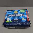 Bodhi Dog Disposable Male Dog Diapers - Super Absorbent, Leak-Proof Pee Wraps - Adjustable Fit, Comfortable Design, Advanced Moisture Control, and Wetness Indicator - Medium (20 Count)