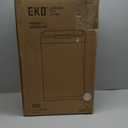 EKO Mirage-T 50 Liter / 13.2 Gallon Touchless Rectangular Motion Sensor Trash Can, Brushed Stainless Steel Finish