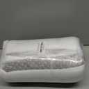 Leg Pillow Elevation Blood Circulation, Leg Wedge for Elevation for Swelling, Leg Elevating Pillow for After Surgery, Memory Foam Foot Knee Pillow for Back Sleeping 24228 Inch White/Grey