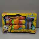 Spongebob Kids Kitchen Playset - Interactive Play Food with 2 Krabby Patty Burgers, Seafoam Shake, Kelp Fries, Spongebob Toys Kitchen Set for Kids Ages 3-5 Includes Velcro Dots