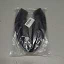 Carbon Fiber Car Steering Wheel Cover, 15 Inch Breathable PU Leather Vehicle Steering Wheel Protector with Anti-Slip Lining, Soft Automotive Interior Accessory, Universal Fit (Black)