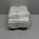 qiqee Auto-pop up 50 Packs Bakery Box With Window 8x8x2.5 inch White Pie Boxes Pastry Box