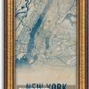 10x20 Classic Gold Picture Frame - Single Frame, 10 x 20 Ornate Vintage Poster Frame for Wall Decor & Gallery Walls
