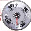 TRKIMAL Semi Auto Clutch Assembly 17Teeth For 50cc 70cc 90cc 110cc 125cc 135cc Engine Dirt Bikes ATV Quad Go-Kart Taotao Kazuma (17Teeth)