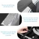 Car Windshield Snow Cover, Windproof Front Windshield Snow Ice Cover with Side Mirror Cover, Waterproof Oxford Fabric Front Windscreen UV Frost Protector, Car Accessories (4 Hooks)