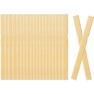Paint Stir Sticks Bulk 14 inch, 100 PC Wooden Paint Stirrers Mixing Stick, Large Popsicle Sticks for Crafts