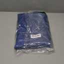 Mahjong Mat, Mahjong Table Mat with Prints & Extra Dice, for Poker, Card, Mahjong, Dominoes Games (Blue, 35 inches)