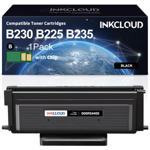 INKCLOUD B230 B225 B235 Black Remanufactured Toner Cartridge High Yield (6,000 Pages) Compatible with Xerox B230 B225 B235 Printers Replacement for 006R04400 006R04401 Toner