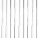 Yaocom Railing Spindles White Vinyl Deck Railings Colonial Style Deck Balusters for European Home Decorative Outdoor Stair Porch Fencing Railings(1 1/4" Sq X 34",Vinyl Railing,9 Pack)