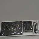 Samsers Foldable Bluetooth Keyboard with Touchpad - Portable Wireless Keyboard with Holder, Rechargeable Full Size Ultra Slim Pocket Folding Keyboards for Android Windows iOS Tablet & Laptop - Black (BT x1)