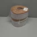 Baby Proofing Wall Corner Protector,Edge Guard Corner Protector,6.56ft Thinken Soft Corner Protectors Pre-Taped Soft Rubber Foam Edge Cushion for Furniture (Brown-L, 6.56Ft x 7.8" W x 0.47" Th)