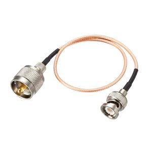 uxcell UHF (PL259) Male to BNC Male Antenna Radio Cable RG316 Coax Cable 1 Feet for Coax Mobile to Base Antenna