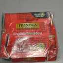 Twinings English Breakfast Black Tea Individually Wrapped Bags, 100 Count (Pack of 1), Smooth, Flavourful, and Robust, Caffeinated, Enjoy Hot or Iced, 100 Teabags (EXP 10/23/28)