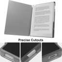 3 x Case for Remarkable Paper Pro 11.8 (2024 Released),Lightweight and Hard Back Shell Protective Book Folio Cover, fit Remarkable Paper Tablet with 11.8 Color DisplayAuto Sleep/Wake,Black