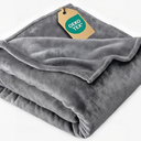Ultra Soft Fleece Blanket Throw Size - Flannel Fleece Luxury Throw Blanket - Lightweight for Couch Bed Chair - Thick, Warm and Breathable - All Season Cozy Anti-Static Microplush Bedding, Dark Grey
50×100"