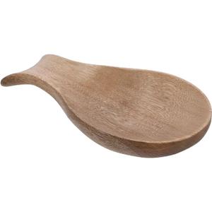 Garneck Cute Wooden Spoon Rest Cooking Spoon Holder Ladle Holder Kitchen Decor for Counter Organizing Gadget