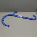 LiBa Back and Neck Massager - Trigger Point Massage Tools for Pain Relief and Manual Massage Hook Therapy Handheld Back Neck Shoulder Massager Blue - Gift for Women & Men