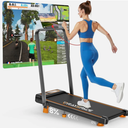 Fitshow 2025 Upgrade Walking Pad Treadmill with 8% Incline & Handle Bar, 3.5HP Portable Walking Treadmill, SD-380F
