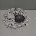 Hanging Solar Lantern Outdoor Chandelier Christmas Gifts for Women Waterproof Modern Crystal Acrylic Pendant Light with Warm White LED S Hook Garden Decor Light for Gazebo, Patio, Yard, Party, Wedding