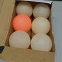Vinsot Glow in The Dark Lacrosse Ball for Indoor Outdoor Games Night Practice Training & Practice Equipment Bulk Lacrosse Ball, 2.48"