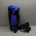 3 Inch GAIALOOP Thick Memory Foam Camping Mattress Sleeping Pad [Car/Tent/Cot] Glamping Portable Floor Mat Roll Up Futon Mattress for Guests Sleepover (Lapis Blue)