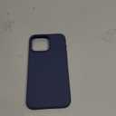 TineeOwl for iPhone 15 Pro Max Magnetic Case - Dune Series, Compatible with MagSafe, TPU, Minimalist, Slim/ Thin and Grippy with Microfiber Lining, Rounded Action Button (Navy Blue)