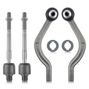 AUTOKAY Outer Tie Rod End and 2pcs Inner Tie Rod End for Maserati Ghibli Quattroporte 2014-2017 Inner Outer Tie Rod End Left Right Replaces 673000005 673000006