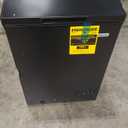 Igloo 3.5 Cu. Ft. Chest Freezer with Removable Basket and Front Defrost Water Drain, Small Deep Freezer Perfect for Homes, Garages, and RVs, Black