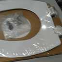 Bemis 1500EC 390 Lift-Off Wood Elongated Toilet Seat, Cotton White (Pack of 1)