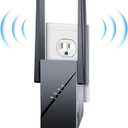 2025 WiFi 6 Range Extender,3Gbps Home Signal Booster, 12X Faster Dual Band 5GHz/2.4GHz, Covers Up to 18000 Sq.ft and 99 Devices, Internet Wireless Repeater with Ethernet Port, 1-Tap Setup