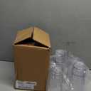 US Acrylic Optix Plastic Reusable Drinking Glasses (Set of 16) 14oz Rocks & 20oz Water Cups in Clear | BPA-Free Tumblers, Made in USA | Top-Rack Dishwasher Safe