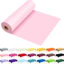 54 Inch X 100 Feet Plastic Table Cover Roll Premium Disposable Plastic Tablecloth for All Type/Shape Tables | Picnic, Party, Banquet, Birthdays, Weddings (Pink, 54 Inch X 100 Feet)
