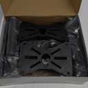 Yaeccc Pair of Speaker Wall Mounts, Universal Bookshelf Speaker Mounting Bracket, 66 Lbs Max Capacity, Black