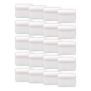 Baseboard Buddy 20-Pack Replacement Pads | Reusable Cleaning Pads for Wet & Dry Use | Trap Dust, Dirt & Pet Hair | Mop Pad Refills for Baseboards, Trim, Molding & More