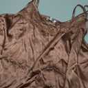 Ekouaer Sleepwear Women's Satin Nightgown with Robes Set 2 Piece Sexy Lace Cami Nightwear size XL