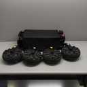 PORTAL Collapsible Folding Utility Wagon, Foldable Wagon Carts Heavy Duty, Large Capacity Beach Wagon with All Terrain Wheels, Outdoor Portable Wagon for Camping, Garden, Shopping, Groceries, Black