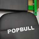 POPULL Foldable Z Garage Creeper, 36 inch, 300 lbs Load Capacity Rolling Folding Mechanic Creeper Stool, with 6 Universal Wheels Padded Seat Steel Frame, Lay Down or Sit Chair for Garage Shop or Home