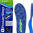 PowerStep Pinnacle High Arch Orthotics Insoles, High Arch Pain Relief, Plantar Fasciitis Relief, Supination, Supports Foot, Arch & Heel Pain, Made in The USA