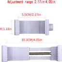 Baby Monitor Holder, 43.5 in Long Flexible Arm with Strong Clamp for Crib, Furniture (19.67in)