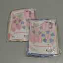 Swimming Pool Floats for Kids Ages 5-10, Inflatable Tubes With Simple Stripes, Cute Swim Rings, Floaties Water Toys for Beach Party (Stripe-Blue+Pink)