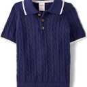 Gymboree,Boys,and Toddler Short Sleeve Sweater Polo Shirt,Blackcurrant,5 Years